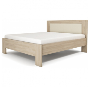 Obrázok pre Masívna manželská posteľ ANGELIKA – čalúnené čelo