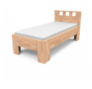 Obrázok pre Jednolôžková posteľ  KAROLÍNA z masívu 