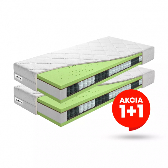 Matrac BENAB SEVEN ZONE ERGONOMIC 1+1 + darček 1x chránič matraca Obrázok pre Matrac BENAB SEVEN ZONE ERGONOMIC 1+1 + darček 1x chránič matraca