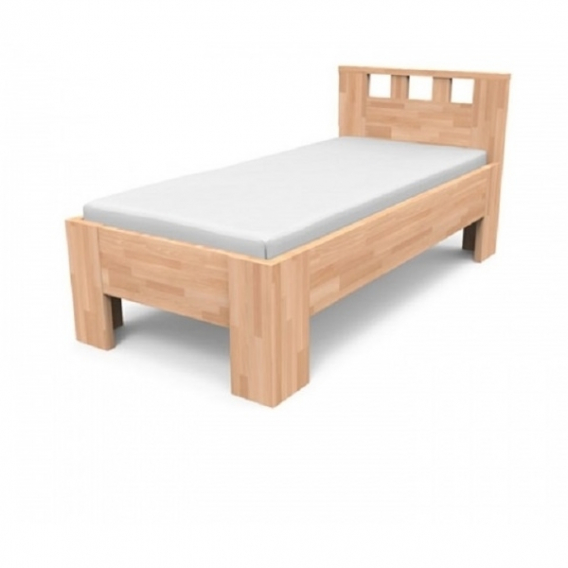 Obrázok pre Jednolôžková posteľ  KAROLÍNA z masívu 